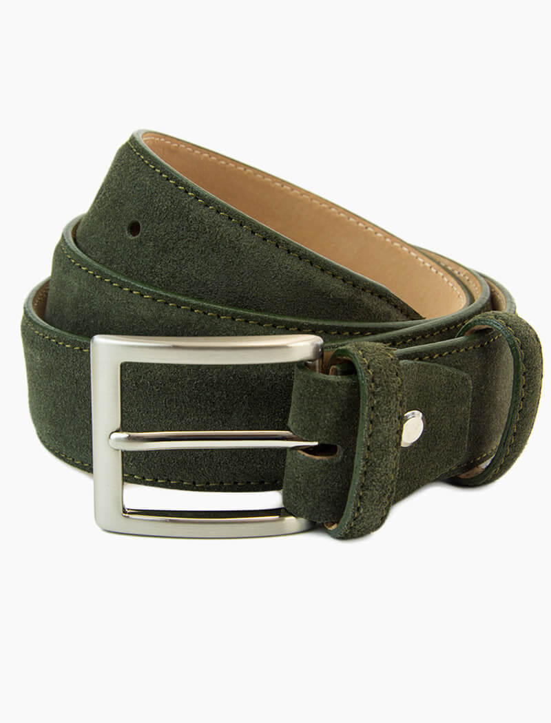 Men s Belts Quality Suede Leather Tagged