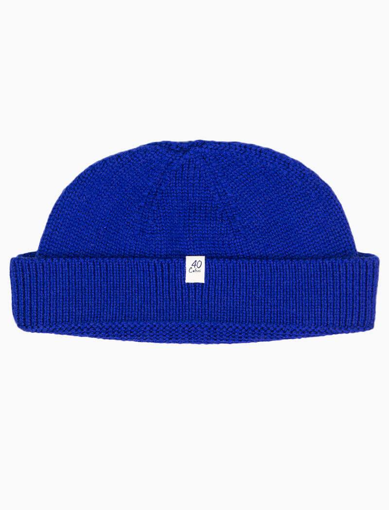 Durio Blue Hat Warm Blue Beanie Royal Thick Blue Beanie Soft