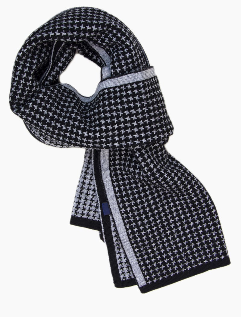 Knitted Wool Scarves for Men, Scarf