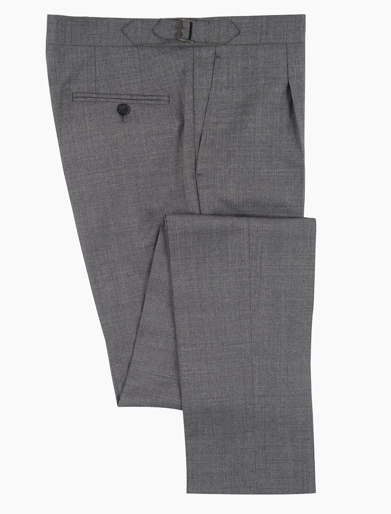New Crosby Howard Mens Tollegno 1900 Italian Wool Pants Trousers Gray 34 X  32 | eBay