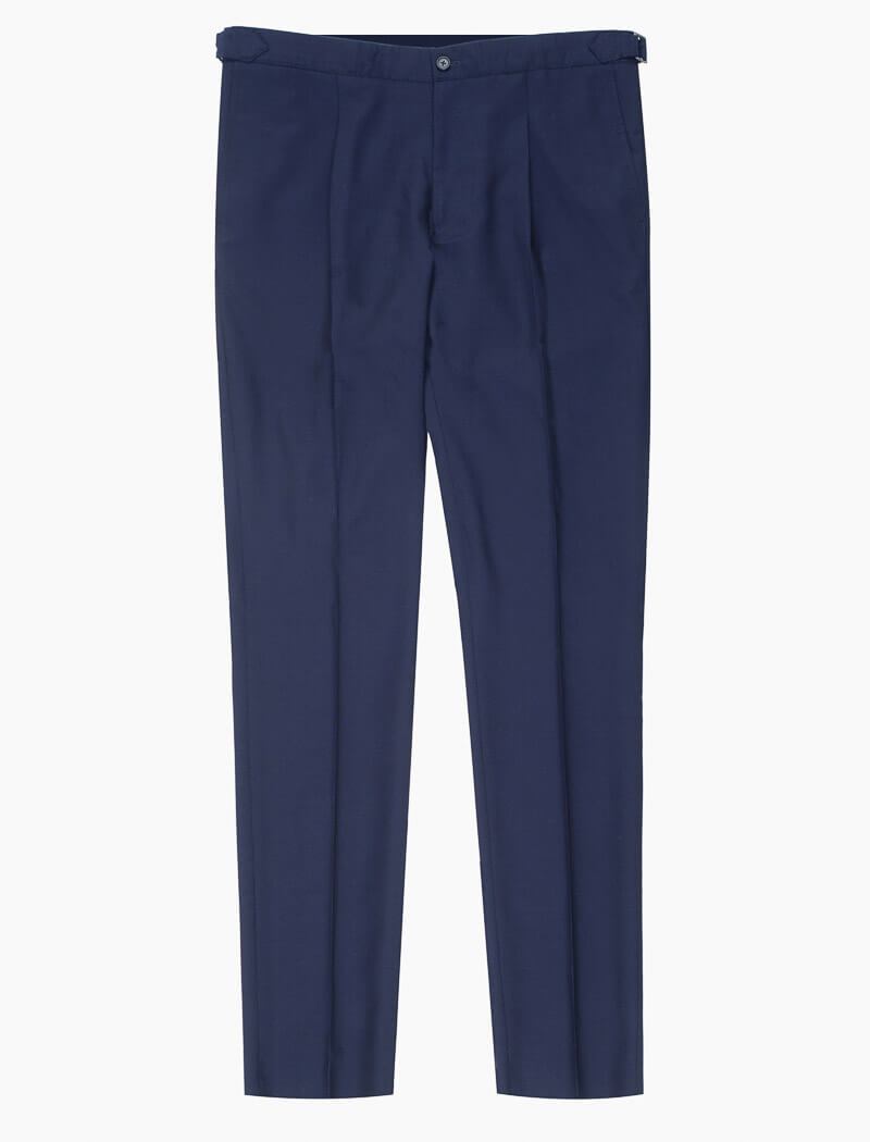 Men's Trousers  High Waisted & Pleated Wool - 40 Colori