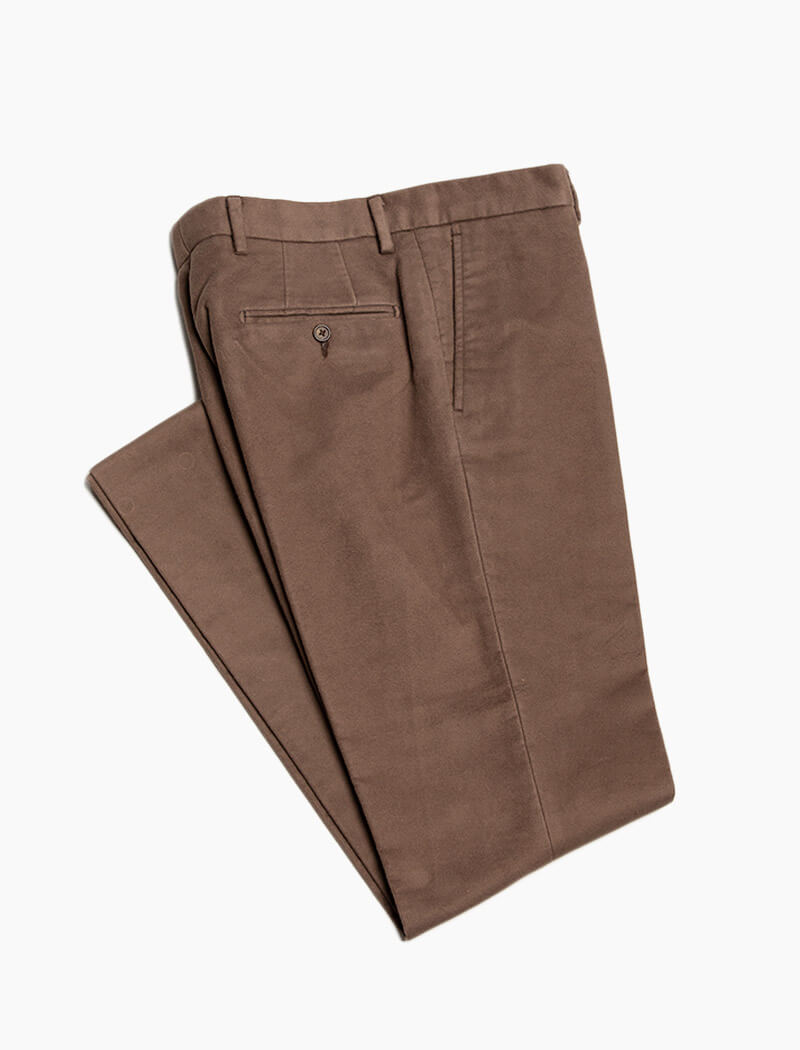 Fishtail Moleskin Trousers Tan Brown  Tails and the Unexpected   tailsandtheunexpected